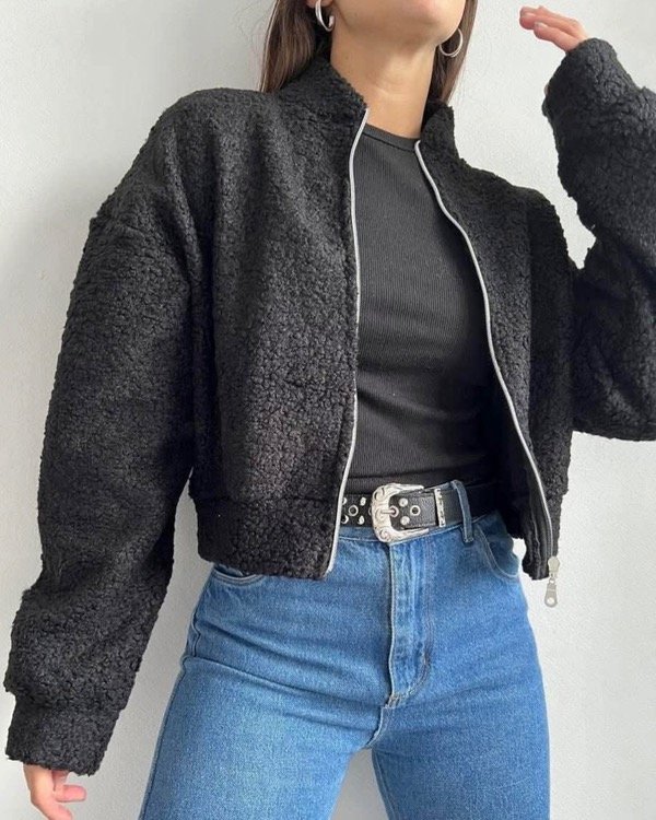 Producto - Campera ovejita- negro