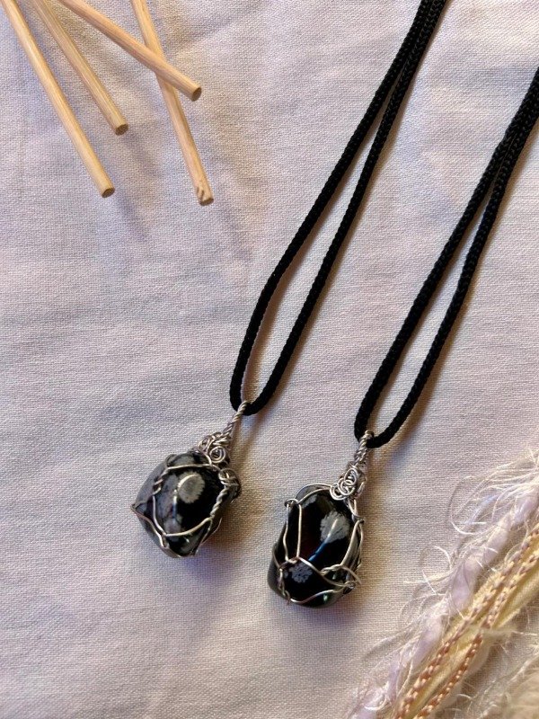 Producto - Maxi Obsidiana Copo de Nieve