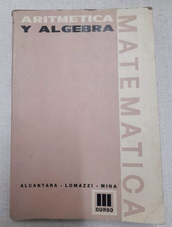 Producto - Matemática Iii - Aritmética Y Algebra - Alcantara - Estrada