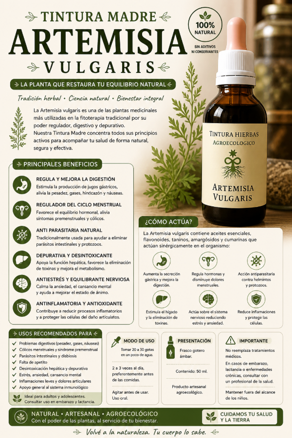 Producto - Artemisa Vulgaris agroecologico