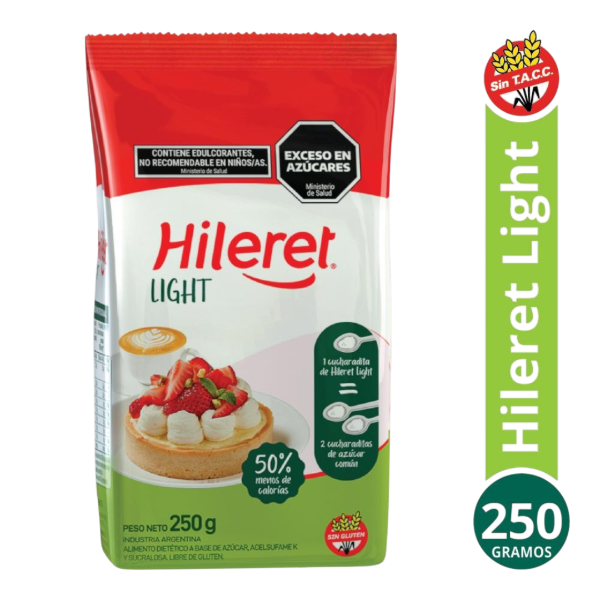 Producto - AZUCAR LIGHT HILERET 9u x 250grs