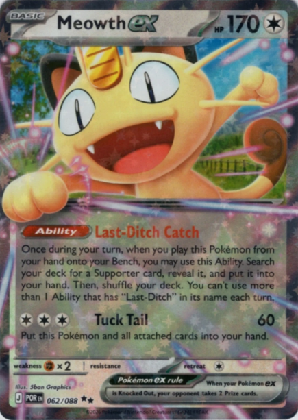 Producto - Meowth ex (062/088) [Mega Evolution: Perfect Order]