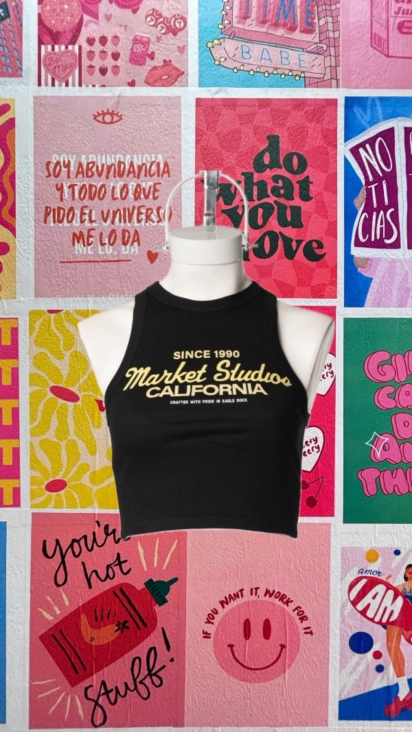 Producto - Musculosa Studio negro