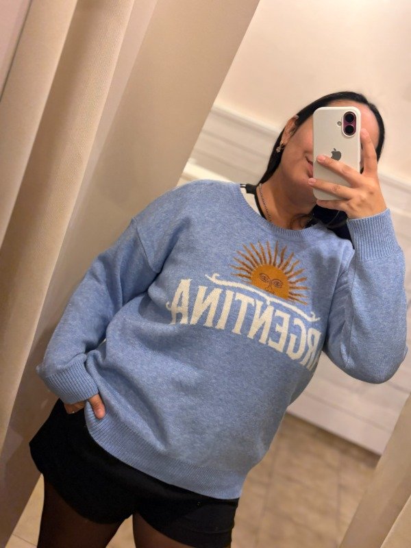 Producto - SWEATER ARGENTINA CELESTE
