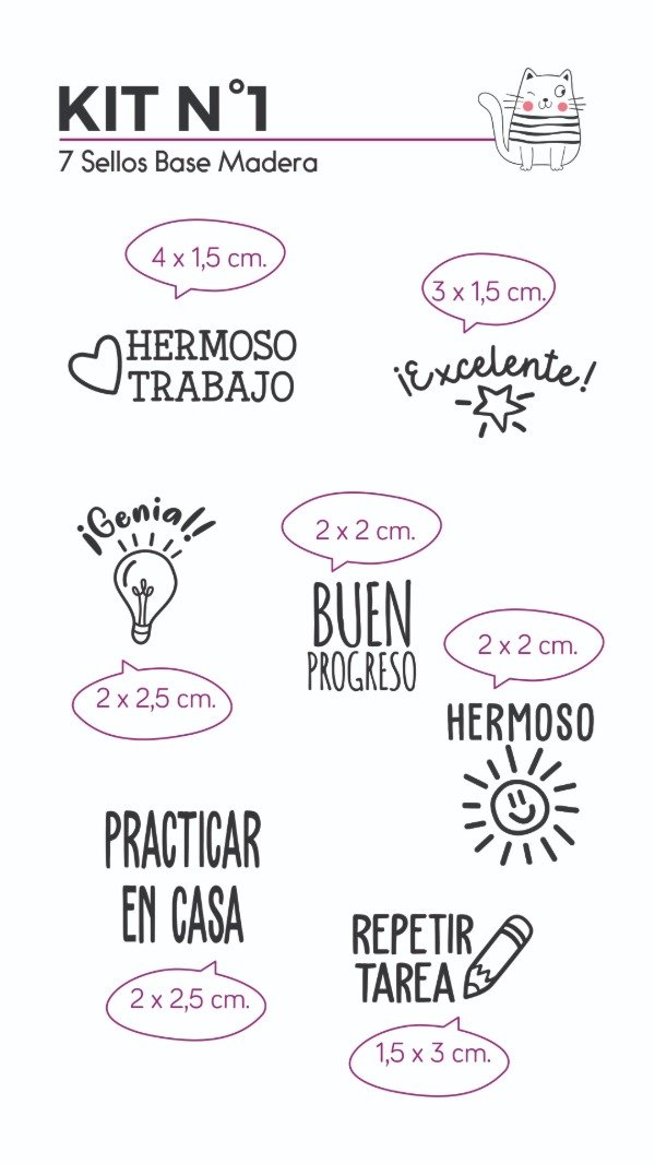 Producto - Sellos Kit 1 Docentes