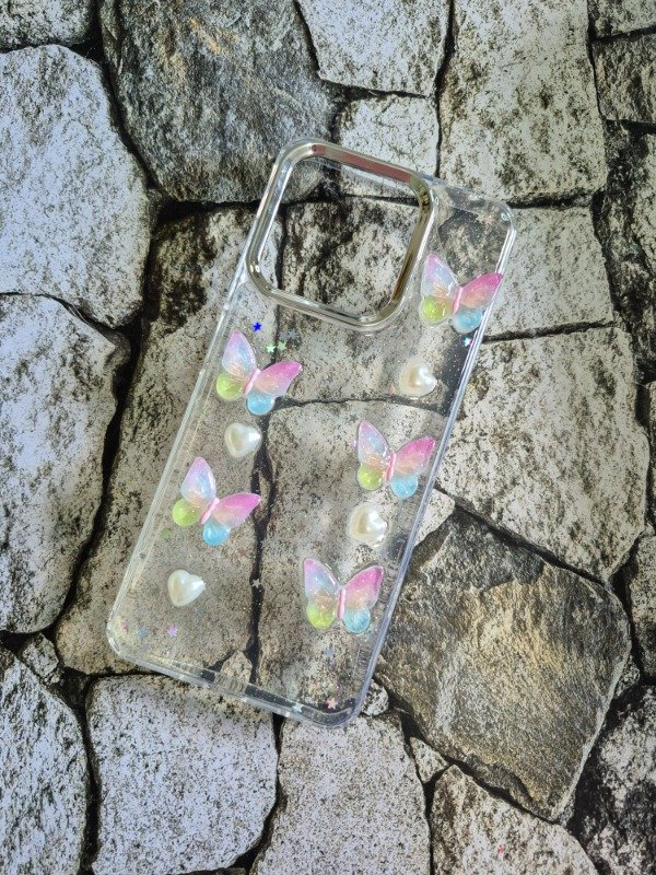 Producto - Funda charms mariposa Moto G15