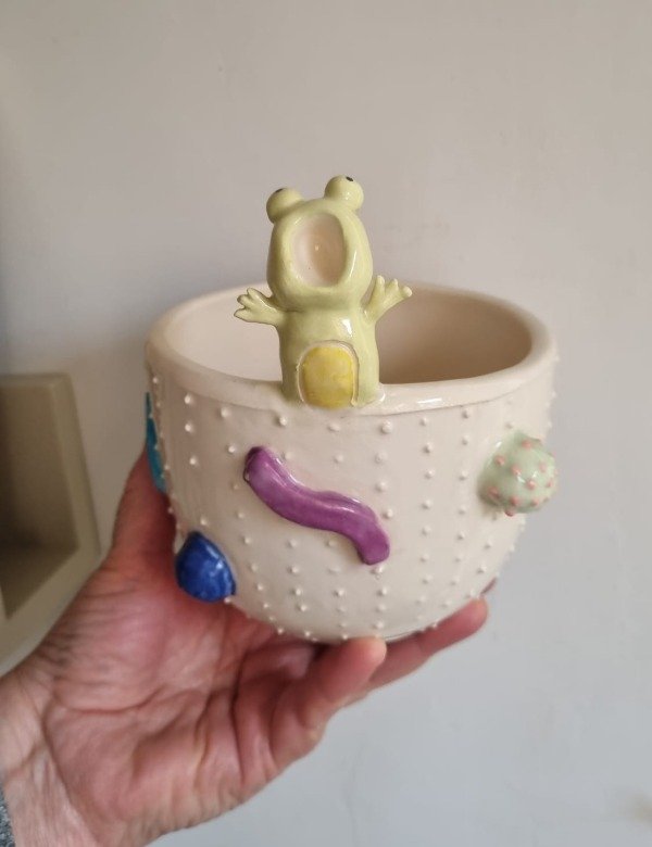 Producto - Maceta sapito cancionero