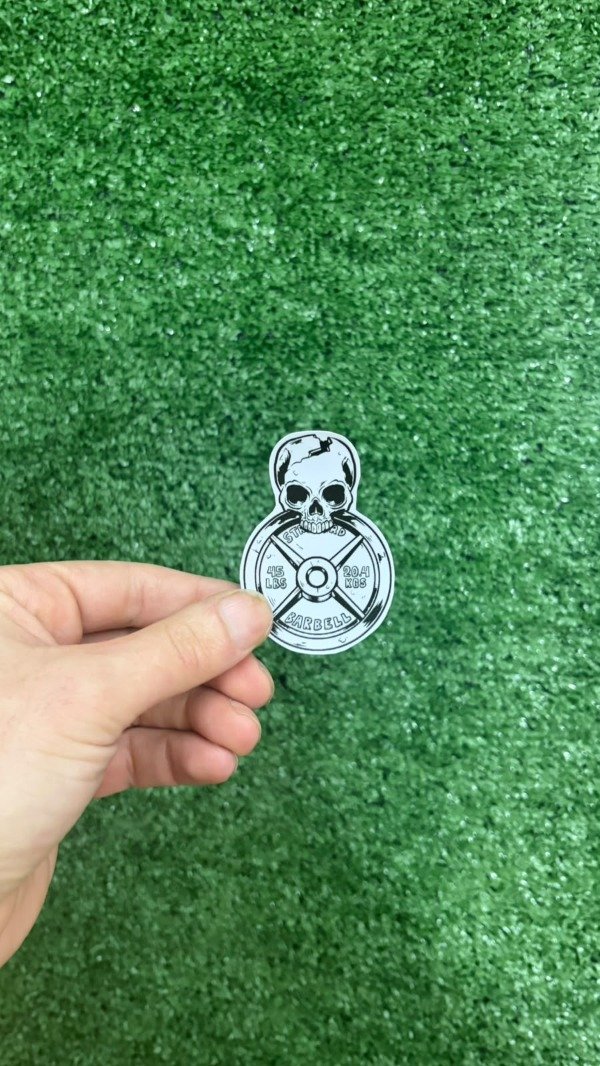 Producto - Stickers Fitness - Para Termos - SKULL BUMPER