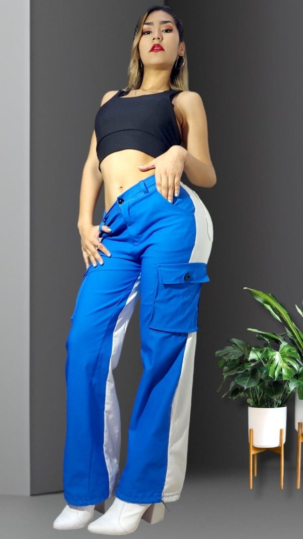 Producto - LINEA SASHA PANTALON URBANO BICOLOR