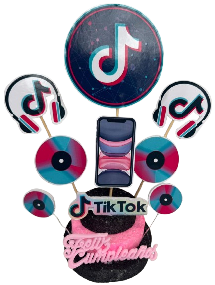Producto - Adorno Base Telgopor Tik Tok x1