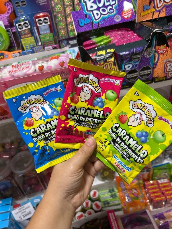 Producto - CARAMELO DURO PINTA LENGUA VARIOS SABORES X1