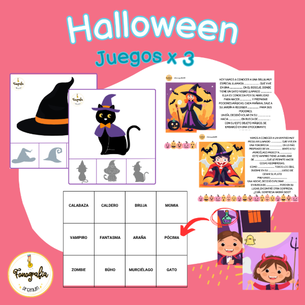 Producto - Halloween: juegos x 3