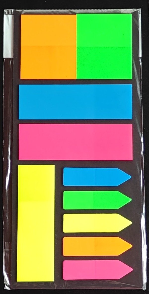 Producto - Post it Señaladores banderitas adhesivas x 10 - colores flúor