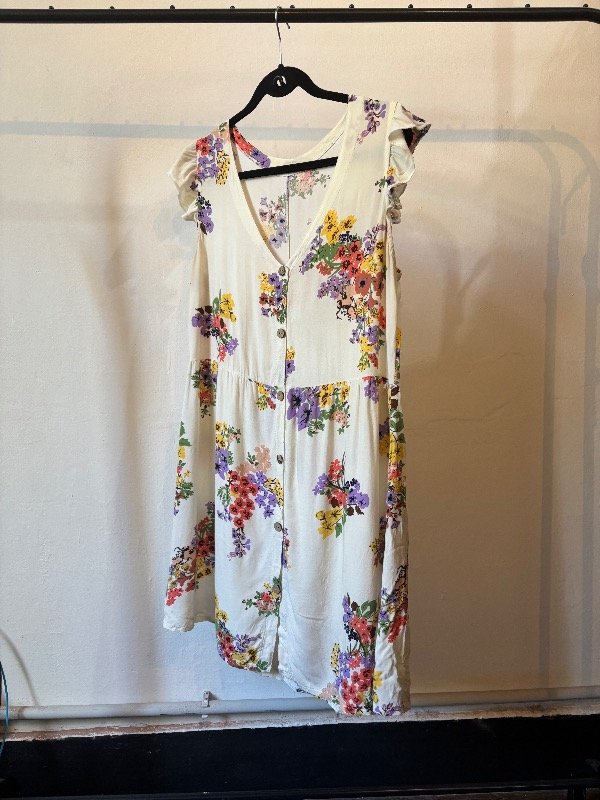 Producto - Vestido fibrana flores