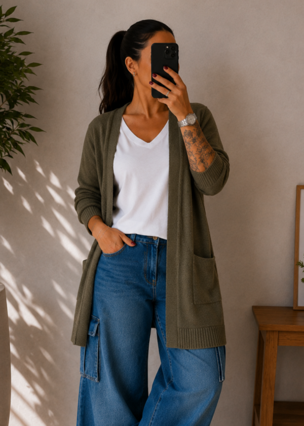 Producto - Saco Acrilico Verde Militar