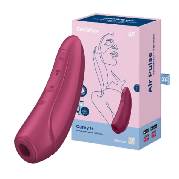 Producto - Succionador y Vibrador Satisfyer Curvy 1+ (Recargable)