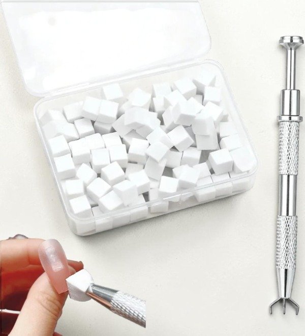 Producto - Esponjitas para degrade con cajita y pinza
