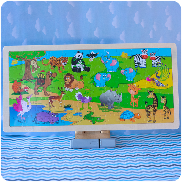 Producto - Rompecabeza de Madera 96 Piezas - Animales
