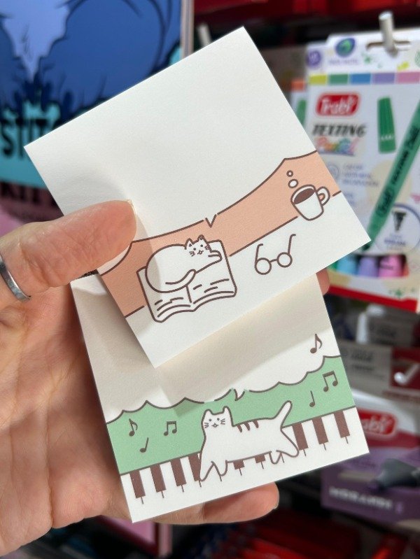 Producto - Post It de papel Gatito Intelectual