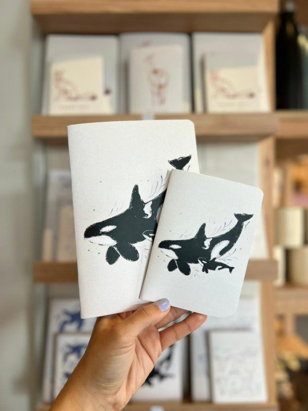 Producto - Cuaderno Orca con cría