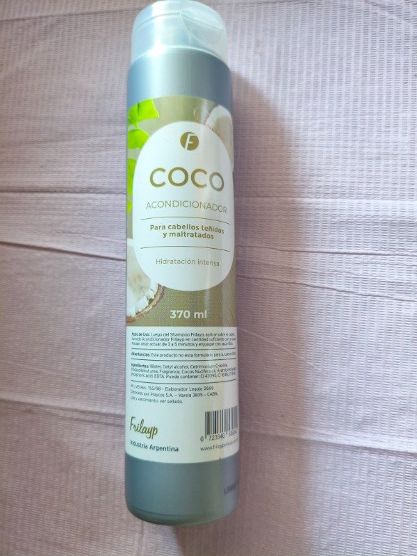 Producto - Acondicionador Coco 370ml Frilayp