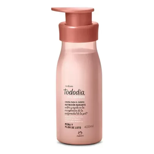 Producto - Crema Corporal 400ml "Pera y Flor de Loto" - Natura Tododia Piel Uniforme