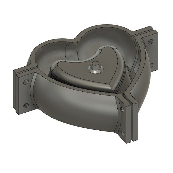 Producto - Molde cuenco forma corazon N10