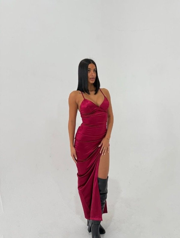 Producto - Vestido Saten Josefina