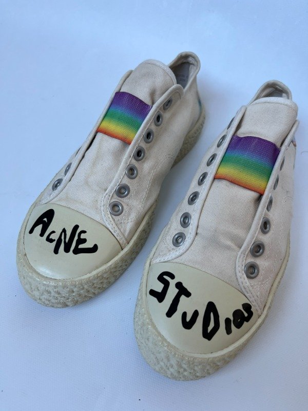 Producto - Acne Studios Graffiti Slip On Canvas - 2