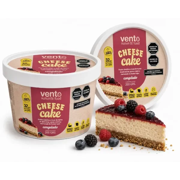 Producto - Postre Keto Cheesecake Vento Fit 200gr