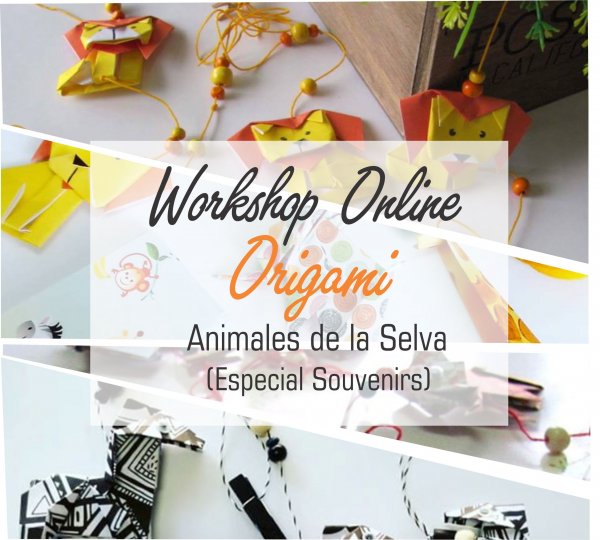 Taller Online Animales D La Selvasouvenirs Origami - malula
