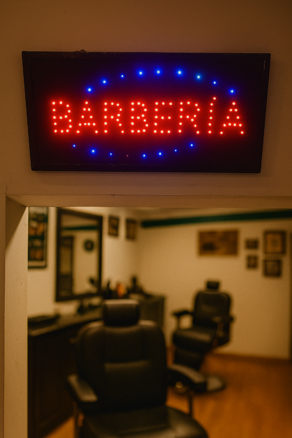 Producto - Cartel Barbería Led