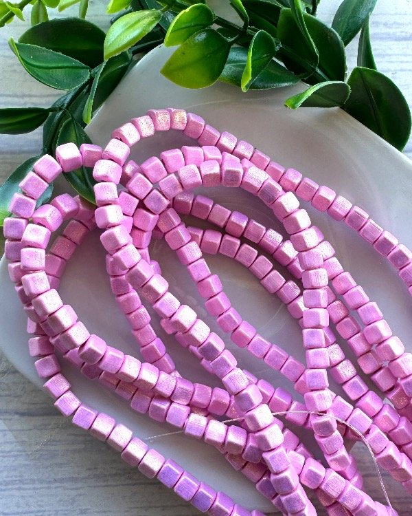 Producto - TIRA FIMO CUADRADO ROSA NACARADO