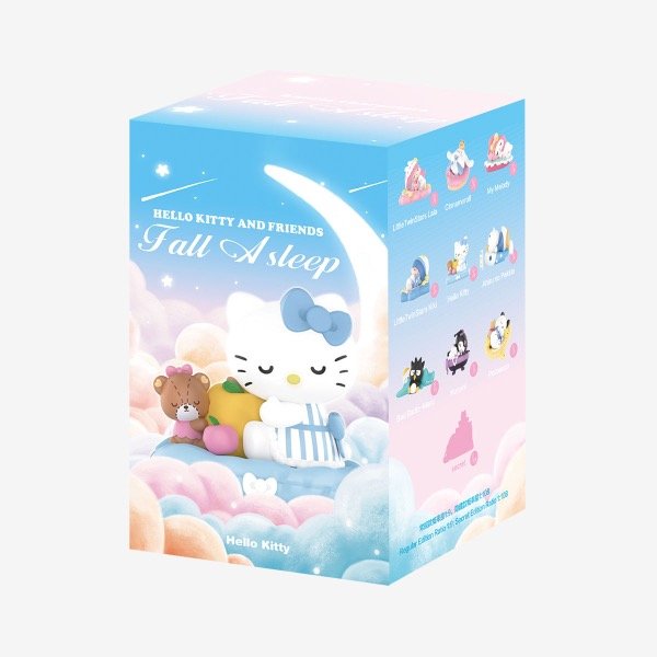 Producto - HELLO KITTY AND FRIENDS Fall Asleep Series Figures POP MART Caja Mystery Ind