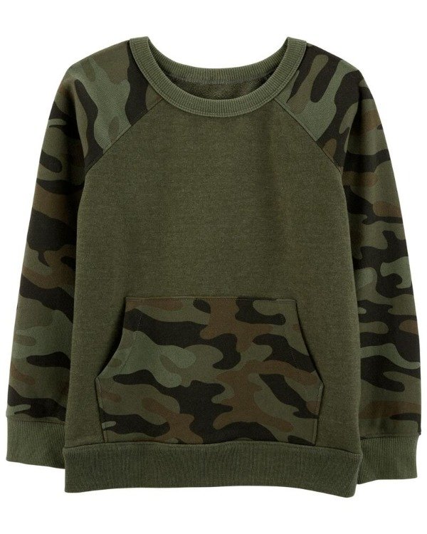 Producto - Buzo Rustico Camuflado Verdes con Bolsillo
