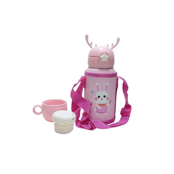 Producto - Botella termica con tapa de termo 500ml conejo