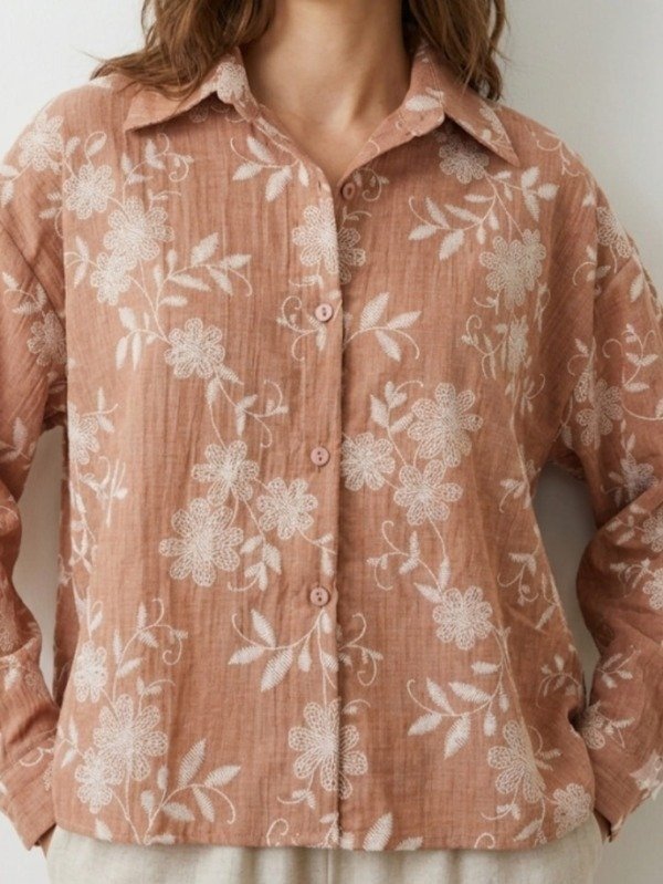 Producto - Camisa Corta "Greta Bordado" (Art. 5867) - 1