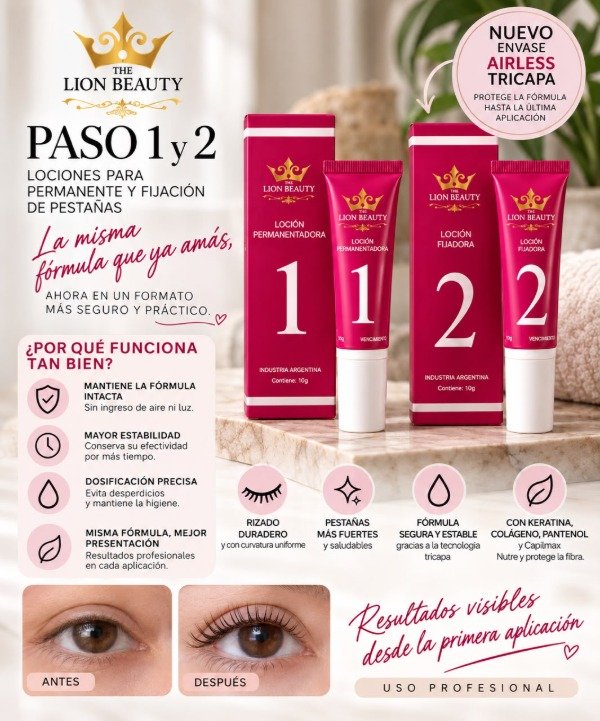 Producto - PASO 2 FIJADORA LION BEAUTY POMO
