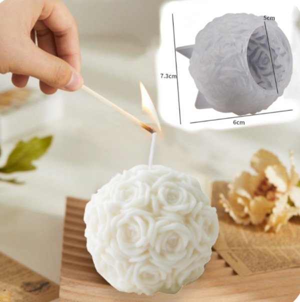 Producto - Molde ramo de rosa 70 mm