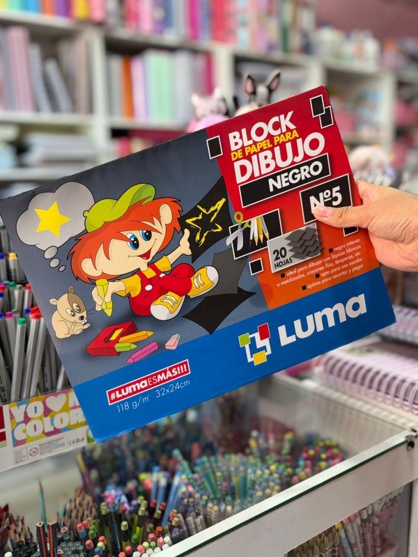 Producto - Block N5 negro Luma