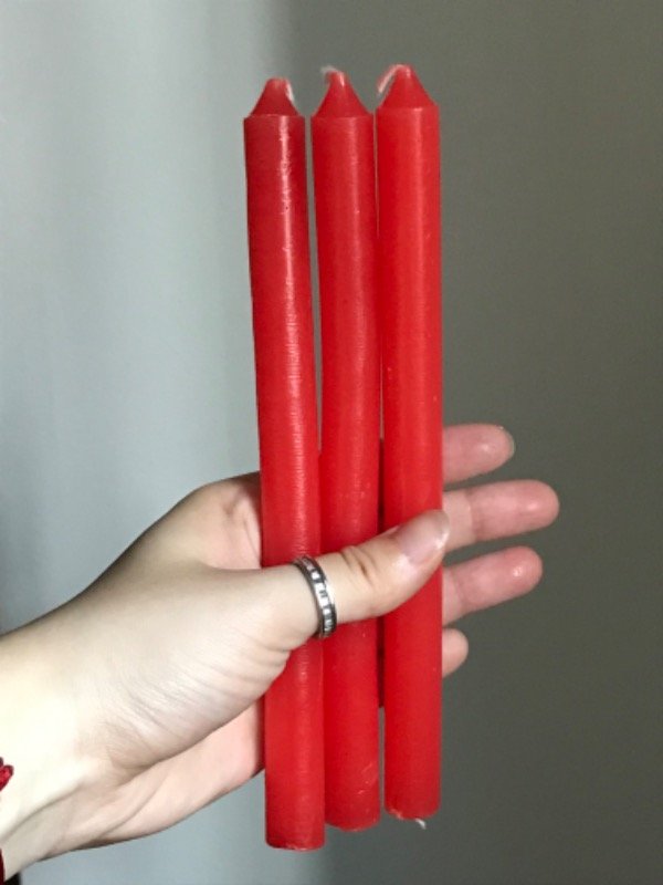 Producto - Vela Roja - Pasión y Fuerza
