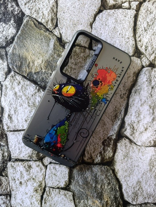 Producto - Funda rígida diseño Samsung S24 FE gato