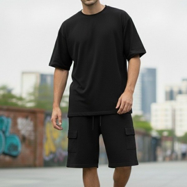 Producto - CONJUNTO CARGO - NEGRO/NEGRO