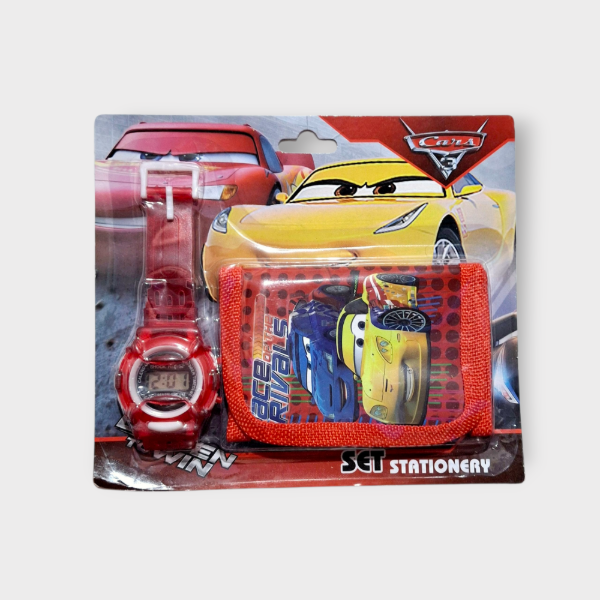 Producto - Billetera + reloj de Cars