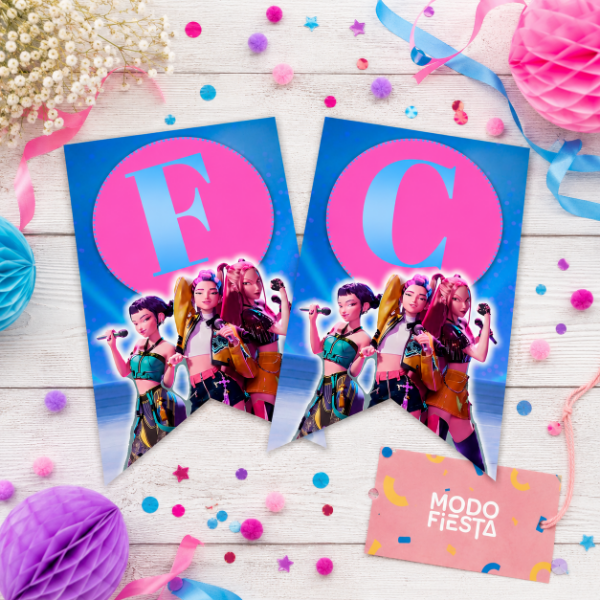 Producto - Banderín Guerreras K-Pop