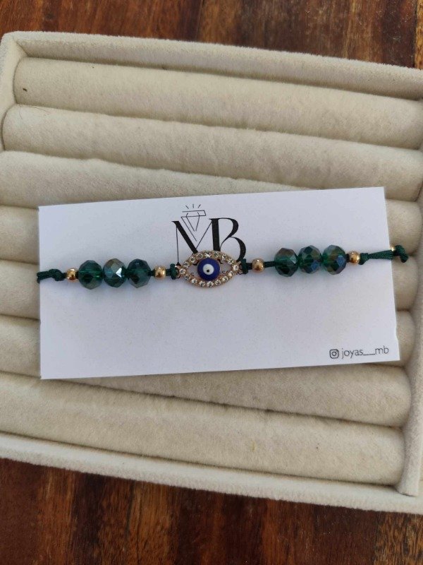 Producto - Pulsera ojito verde.