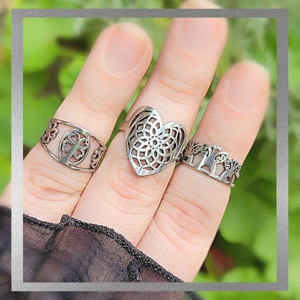 Producto - Anillo mariposas triple