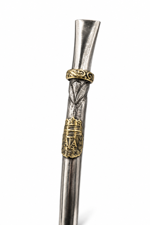 Producto - Bombilla de Joyería Artesanal Alpaca Bronce AFA (Alto Rendimiento)