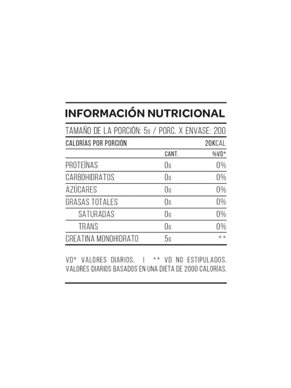 Producto - Creatina Monohidrato 1Kg - 2