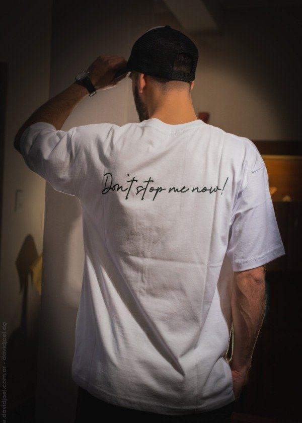 Producto - Remera de Queen Don't stop me now